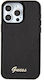 Guess Plastic Back Cover Black (iPhone 15)