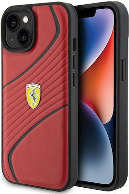 Ferrari 6.1" Plastic Back Cover Red (iPhone 15)