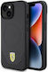 Ferrari 6.1" Plastic Back Cover Black (iPhone 15)