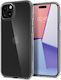 Spigen Air Skin Hybrid Crystal Back Cover Plastic / Silicone Transparent (iPhone 15 Plus)