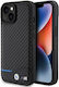 BMW 6.1" Back Cover Leather Black (iPhone 15)