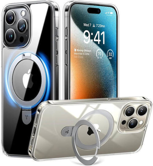 Torras Back Cover Σιλικόνης Διάφανο (iPhone 15 Pro)