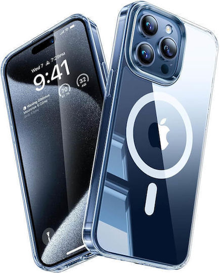 Torras Back Cover Σιλικόνης Διάφανο (iPhone 15 Pro)