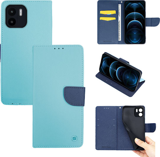 Sonique Buchen Sie Synthetisches Leder Hellblau (Redmi A1)