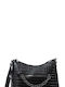 Doca Damen Tasche Crossbody Schwarz