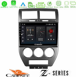 Cadence Ηχοσύστημα Αυτοκινήτου για Jeep Compass 2007-2008 (Bluetooth/USB/WiFi/GPS/Android/Auto) με Οθόνη Αφής 10"