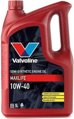 Valvoline Συνθετικό Λάδι Αυτοκινήτου Maxlife 10W-40 B4 5lt