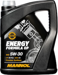 Mannol Energy Formula OP Synthetisch,Polyester/Cotton/Leather Öl 5W-30 5Es