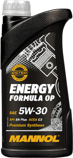 Mannol Energy Formula OP Synthetisch,Polyester/Cotton/Leather Autopflegeöl 5W-30 1Es
