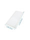 Aigostar Rectangular Recessed LED Panel 60W with Cool White Light 6500K 120x60cm