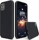 Techsuit Soft Edge Umschlag Rückseite Silikon Wasserdicht Schwarz (Honor 90 Lite)