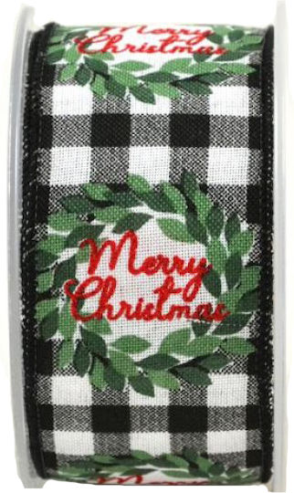 Kappa Decor Christmas Ribbon Black 1pc