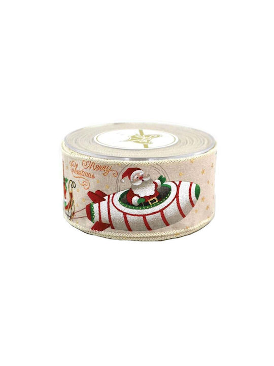 Kappa Decor Χριστουγεννιάτικη Лента Бежов 1бр