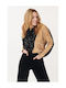 Damen Langarm Pullover Schwarz