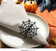Halloween Μεταλλικό Δαχτυλίδι Πετσέτας Τραπέζι-ιστός Αράχνης 1τμχ Fiestas Guirca