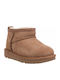 Classic Ghete Copii din Suede cu Fermuar Tabac maro