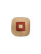 Soulworks Beige Wall Decor Made of Wicker Material 53x10x50cm
