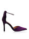 Pumps mit Stiletto-Absatz & Riemchen Lila