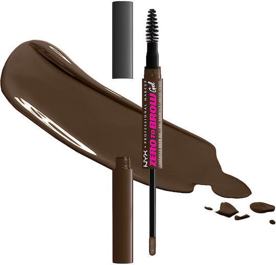 NYX Professional Makeup Zero To Brow Gel για Φρύδια 07 Espresso