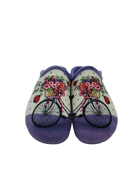 Adam's Shoes Women's Slippers Purple
