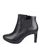 Ambyr Rise Ghete De Piele Pentru Femei Cu Toc Negru
