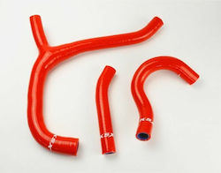 KSX Silikon Motorradmotorhaube Set für Honda CRF 250 Rote Farbe