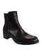 Leather Women's Ankle Boots Black