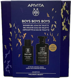 Apivita Boys Boys Boys Ανδρικό Σετ με Eau de Toilette 2τμχ