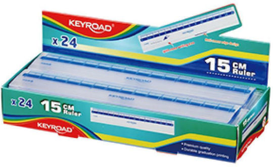 Keyroad Геометричен инструмент Пластмасов 15см