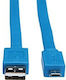 MrCable Regular USB 2.0 to micro USB Cable Μπλε 2m