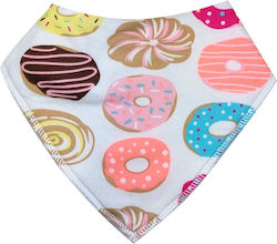 Morven 23016 Bandana from 100% Cotton with Button Orange