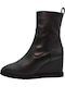 Uday Leder Stiefeletten Damen Schwarz