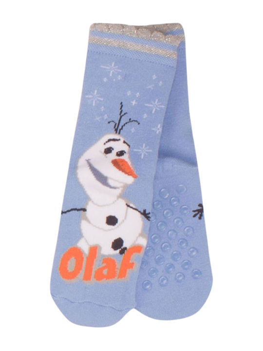 Disney Kids' Socks Non-Slip Frozen Blue