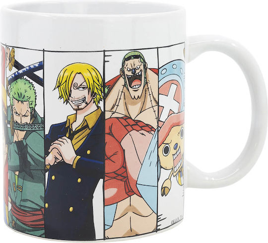 Stor One Piece Crew Battle Becher Keramik Mehrfarbig 325ml