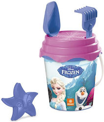 Mondo Frozen Σετ Κουβαδάκι Παραλίας με Αξεσουάρ από Πλαστικό Μωβ 17εκ.