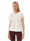 Big Logo Tee Iii Women's Blouse Cotton Short Sleeve Pink
