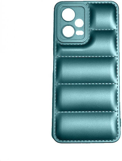 Back Cover Piele artificială Verde (Poco X5)