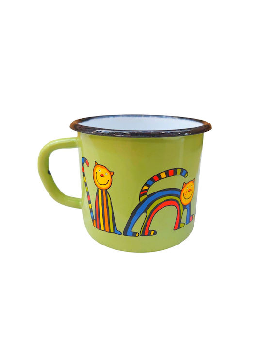 Enamel Cup Green