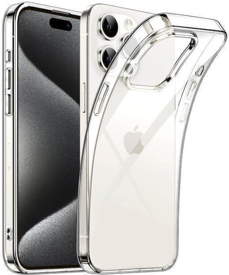 Devia Umschlag Rückseite Silikon Transparent (iPhone 15 Pro Max)