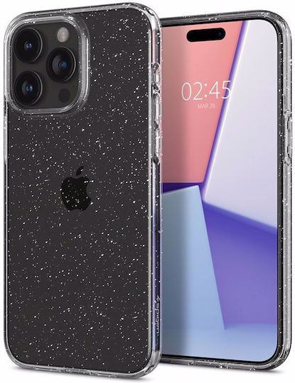 Spigen Liquid Crystal Glitter Back Cover Σιλικόνης Διάφανο (iPhone 15 Pro)