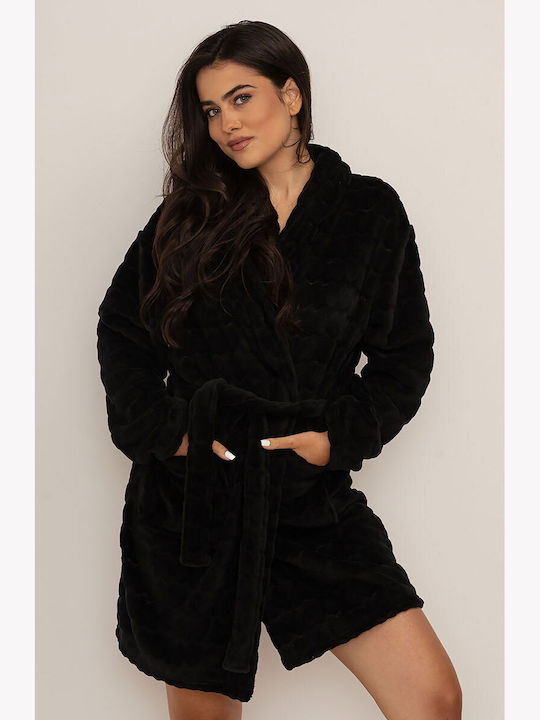 Bonatti Winter Women's Fleece Robe Black