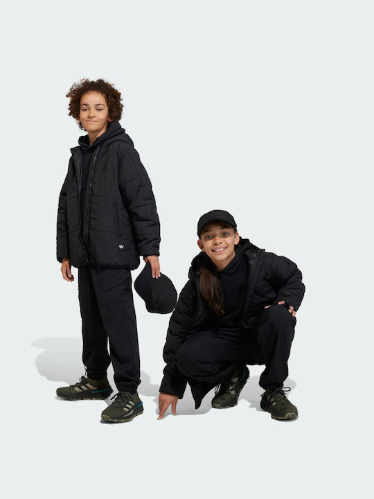 Adidas Παιδικό Παντελόνι Φόρμας Μαύρο Adventure Pants