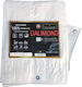 Dalimond Plw120 Waterproof Tarpaulin 120gr/m² 4x2m. Light Type White