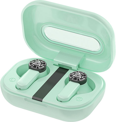 WK Va06 Earbud Bluetooth Handsfree Ακουστικά με Θήκη Φόρτισης Πράσινα