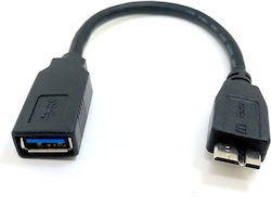 Powertech CAB-U155 USB-B male σε USB-A female
