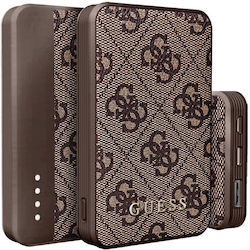 Guess Metal Logo 5000mAh 15W Καφέ