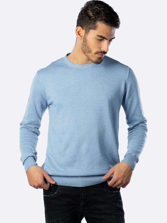 Brokers Jeans Langarm-Pullover Hellblau