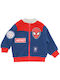 Kids Cardigan Fleece Blue
