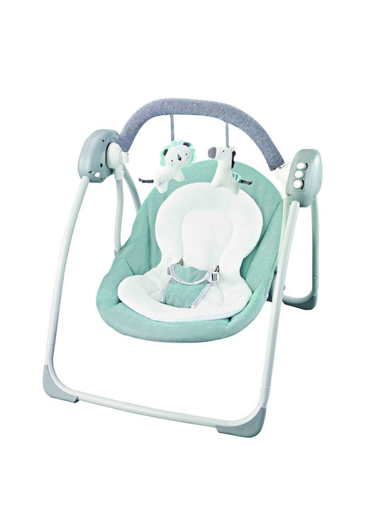 ForAll Electric Baby Relax 2 in 1 with Music and Vibration Turquoise for Child up to 9kg