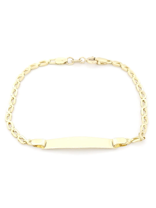 Kinderarmband ID aus Gold 9K